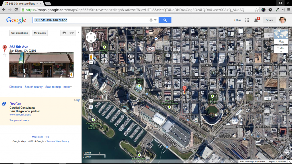 Google Street View Address Search