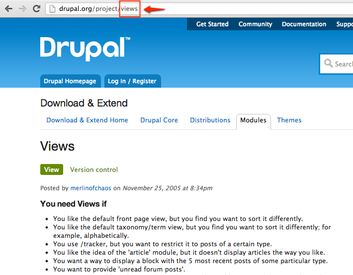 Drupal Project Name